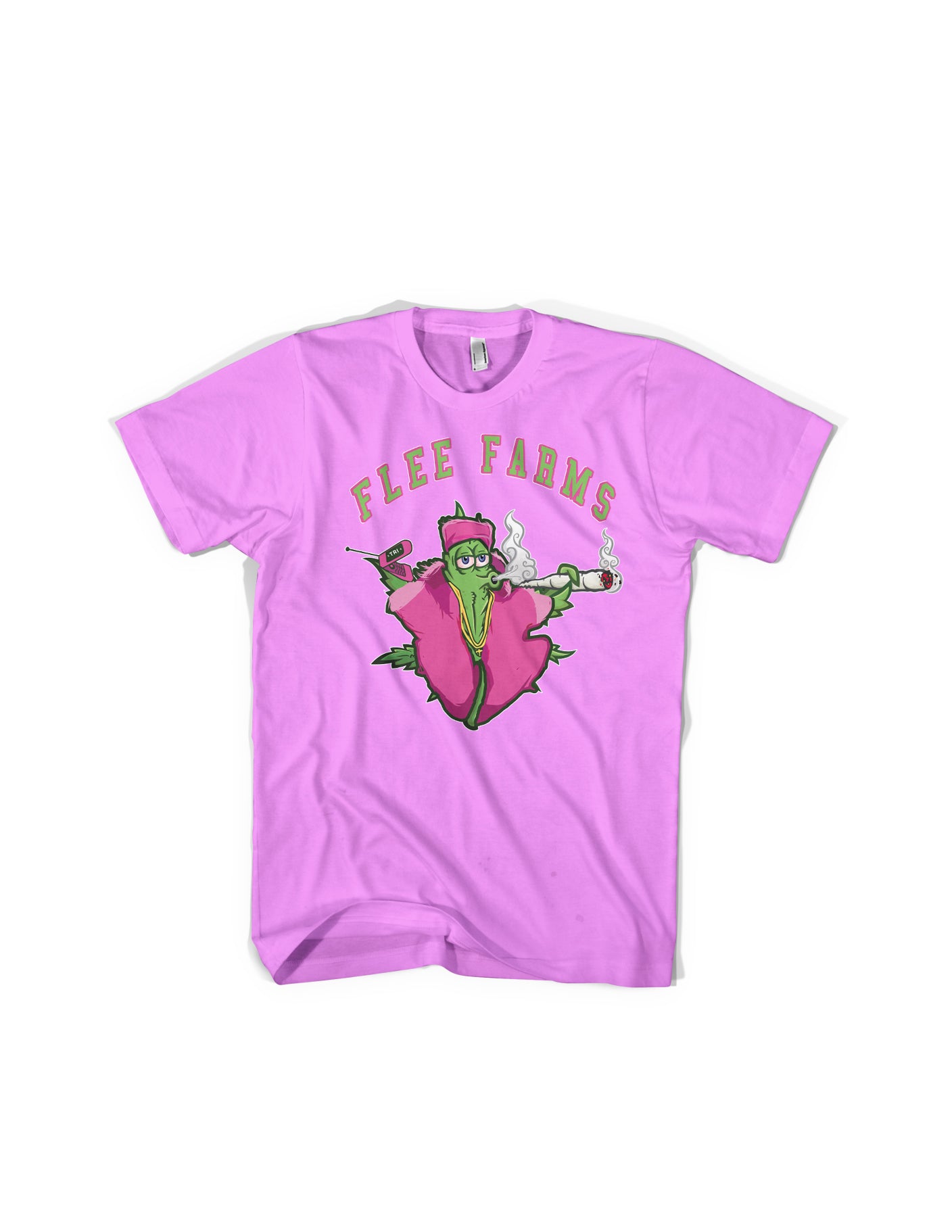 Flee Farms T-Shirt Pink